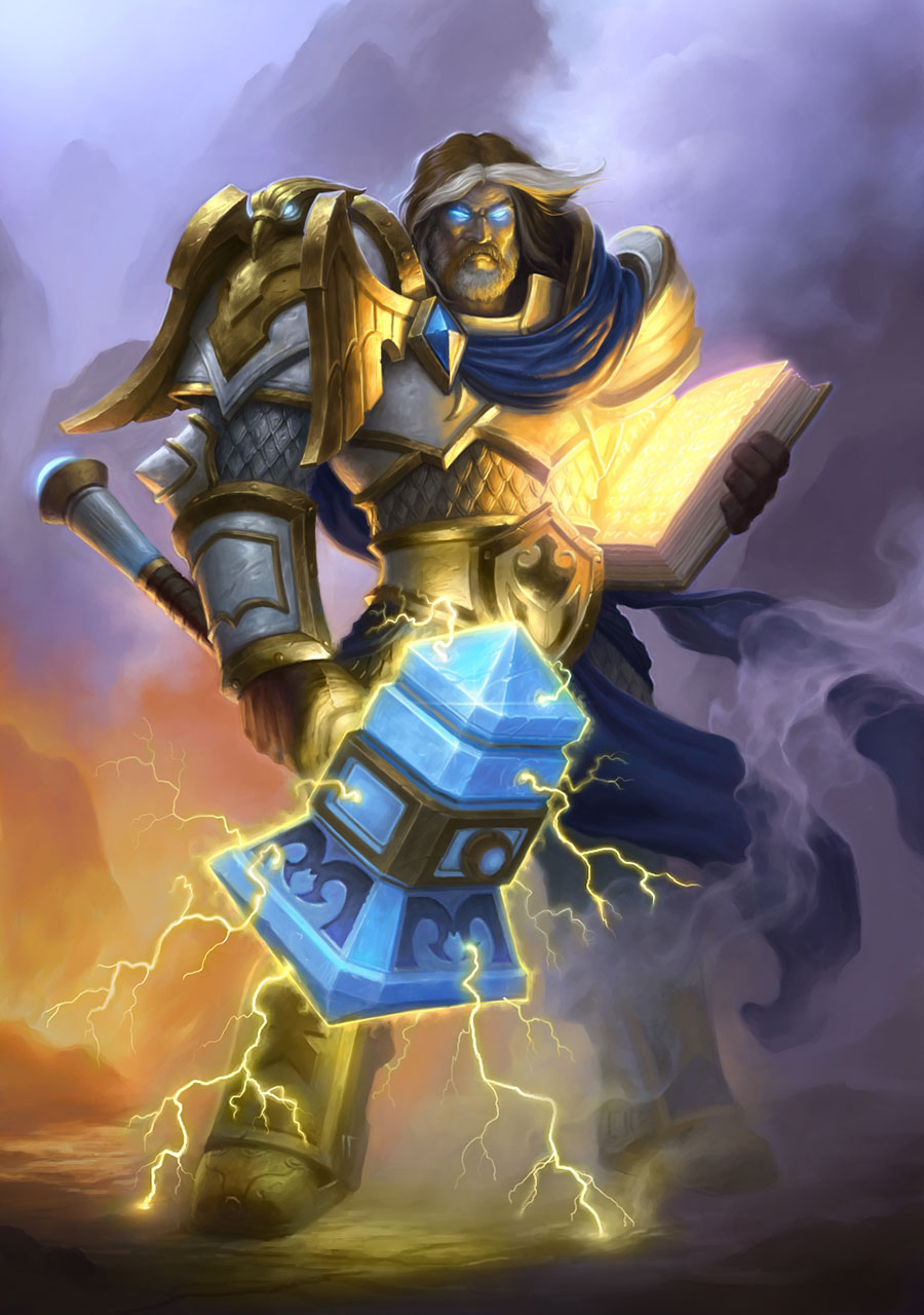 Uther the Lightbringer Art from Hearthstone: Heroes of Warcraft