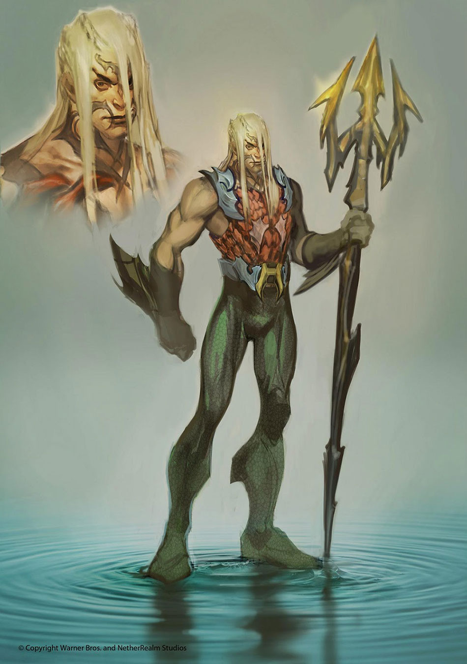 Aquaman Design Art from Injustice: Gods Among Us
