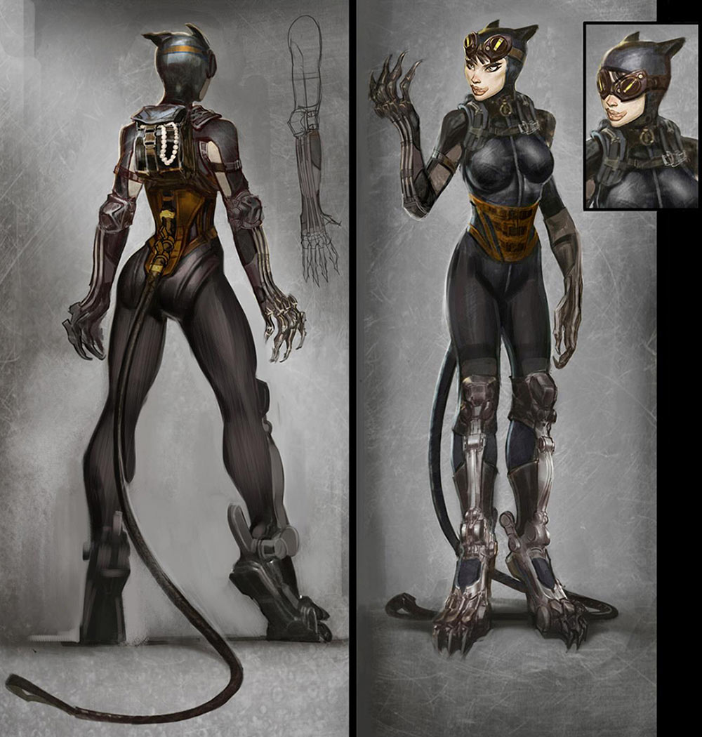 Catwoman Final Design Art from Injustice: Gods Among Us