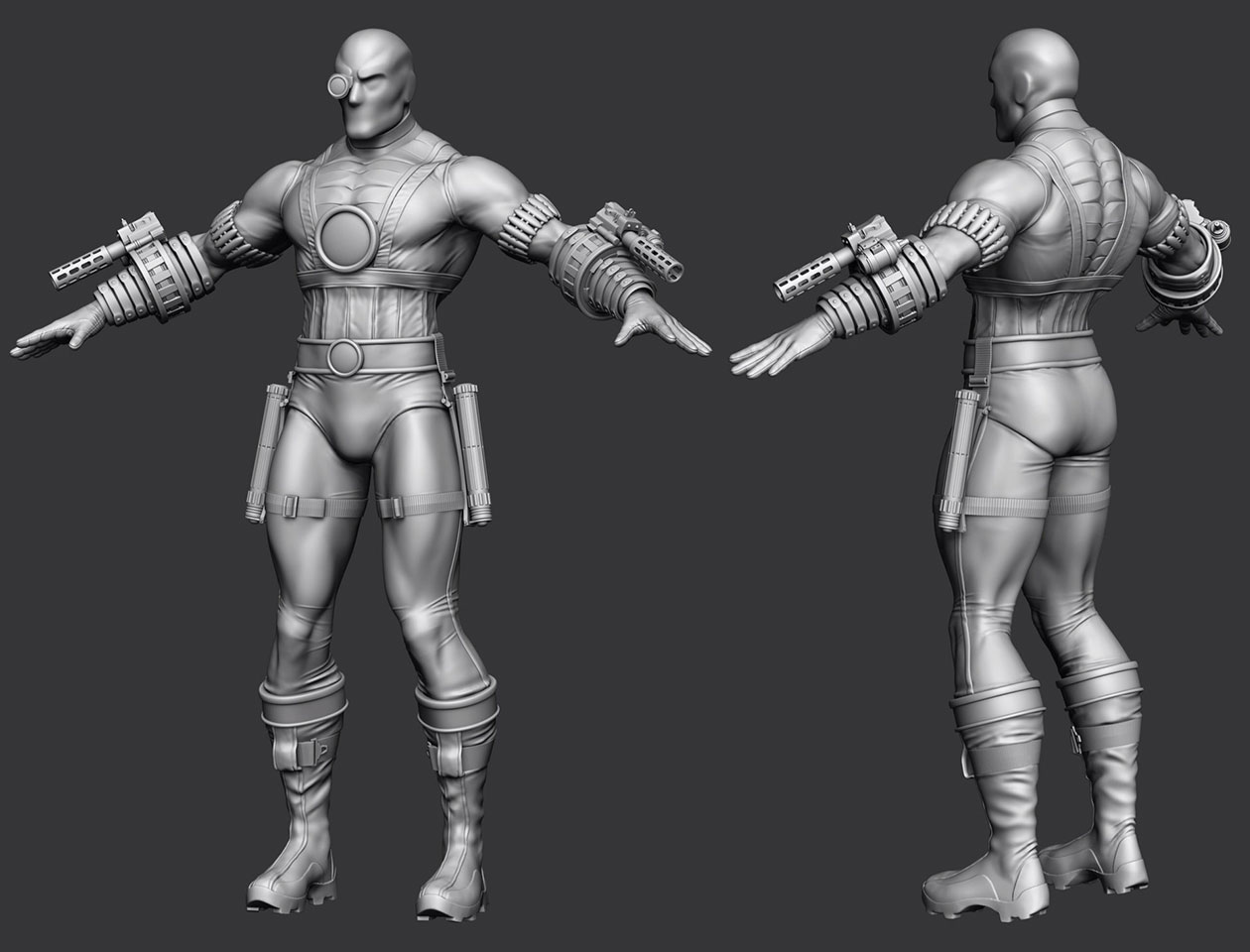Dead Shot Model Art from Injustice: Gods Among Us