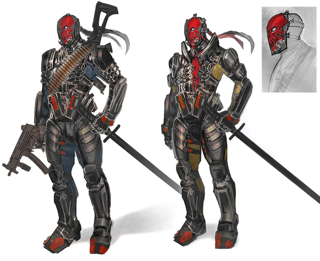 Deathstroke Concept Art from Injustice: Gods Among Us