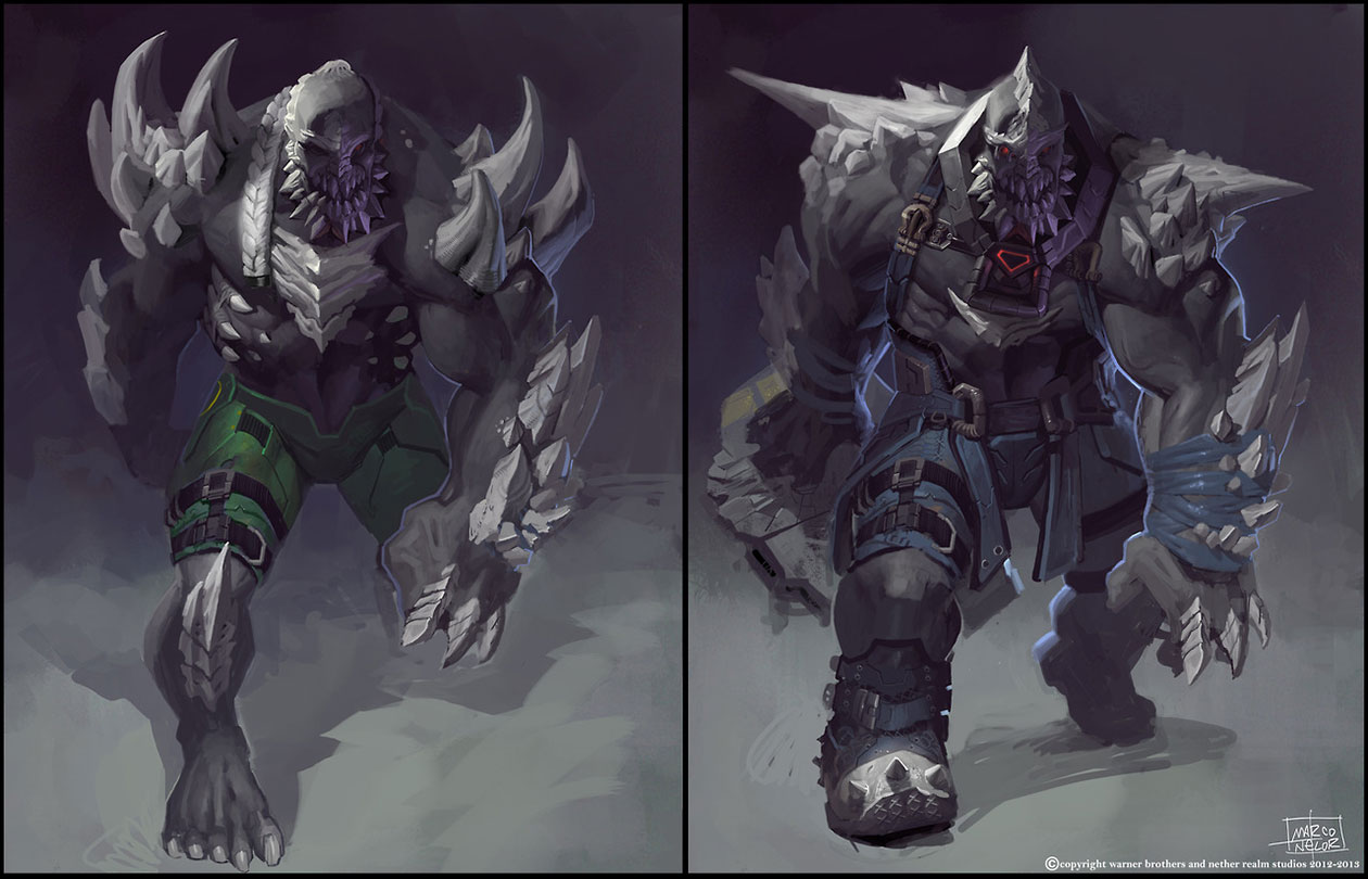 Doomsday Concept Art from Injustice: Gods Among Us