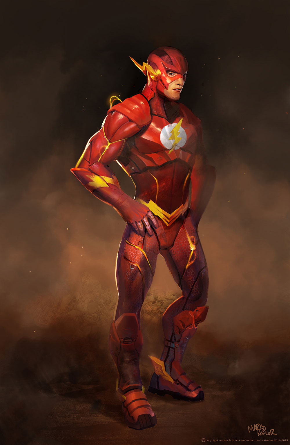 Flash Concept Art from Injustice: Gods Among Us