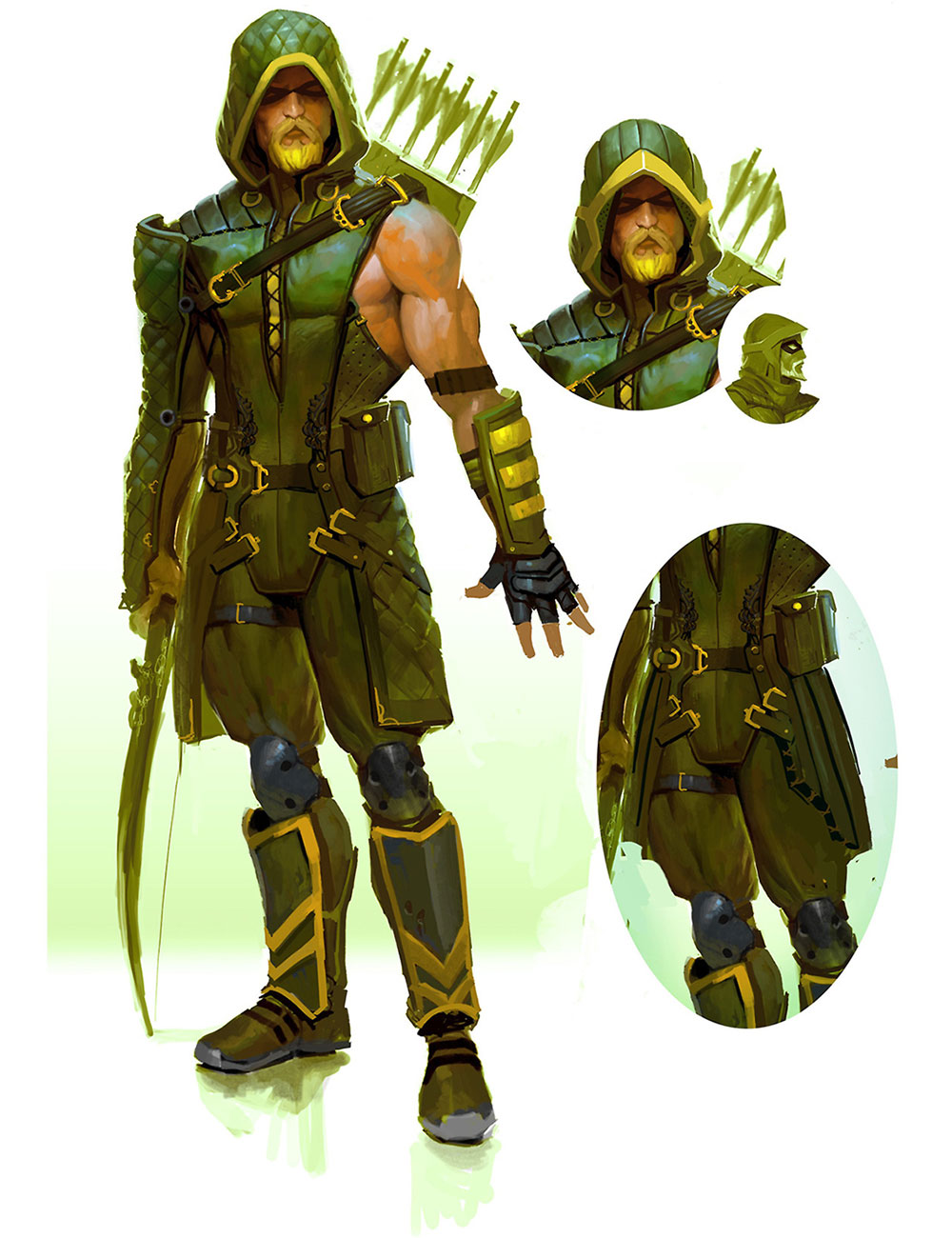 Green Arrow Concept Art from Injustice: Gods Among Us