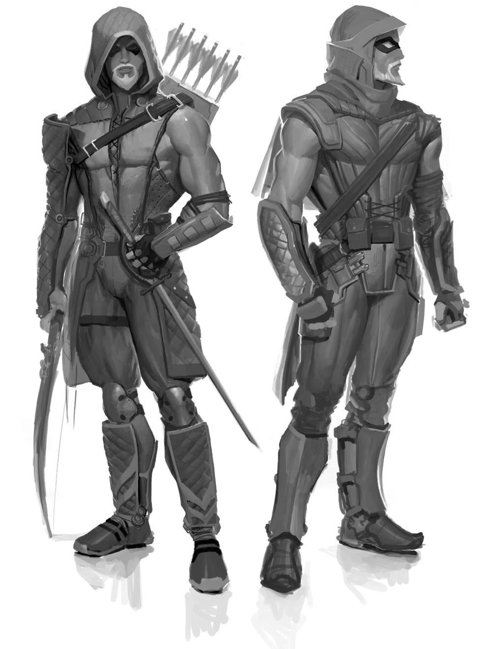 Green Arrow Concept Art from Injustice: Gods Among Us