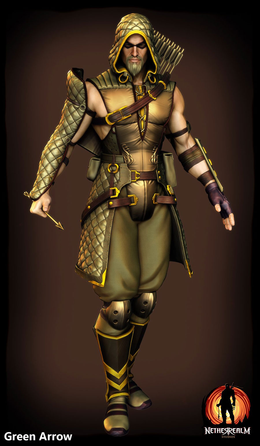 Green Arrow Final Art from Injustice: Gods Among Us