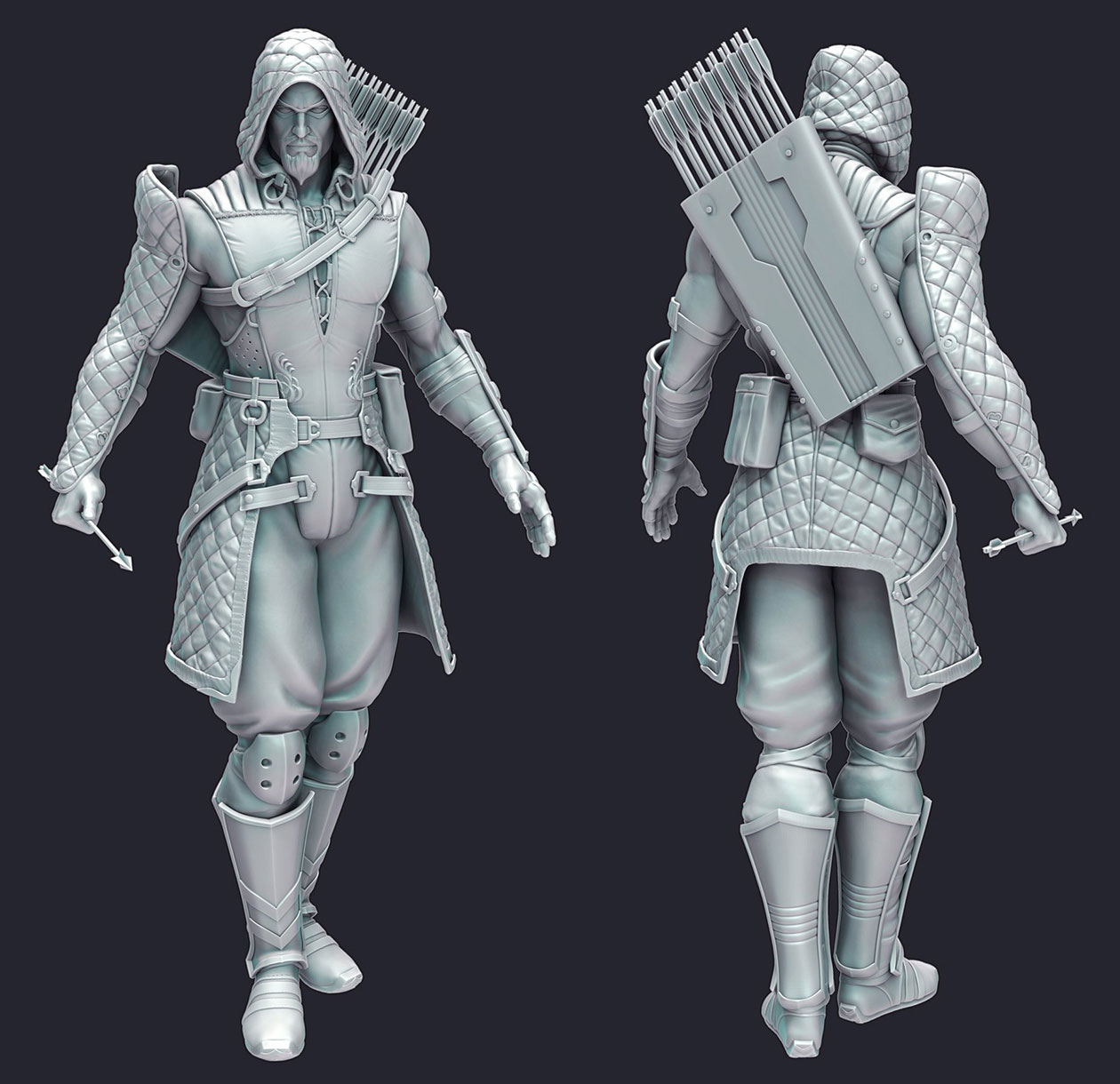 Green Arrow Model Art from Injustice: Gods Among Us