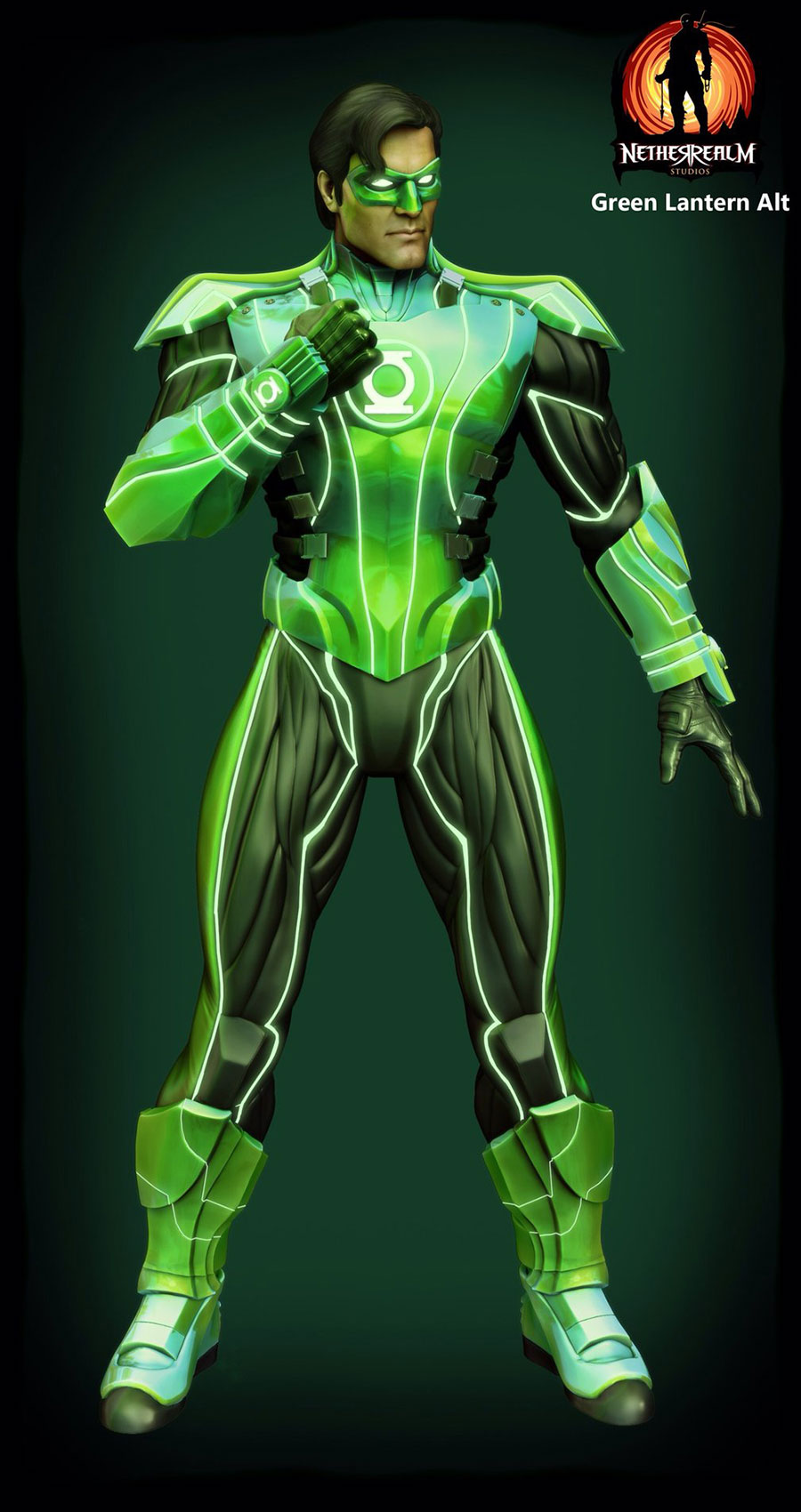 Green Lantern Alt Art from Injustice: Gods Among Us