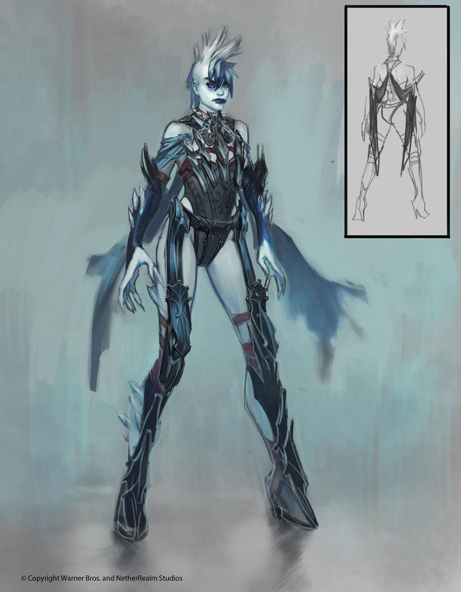 Killer Frost Design Art from Injustice: Gods Among Us