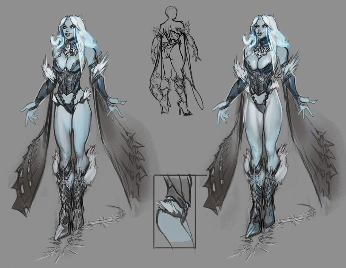 Killer Frost Prime Art from Injustice: Gods Among Us