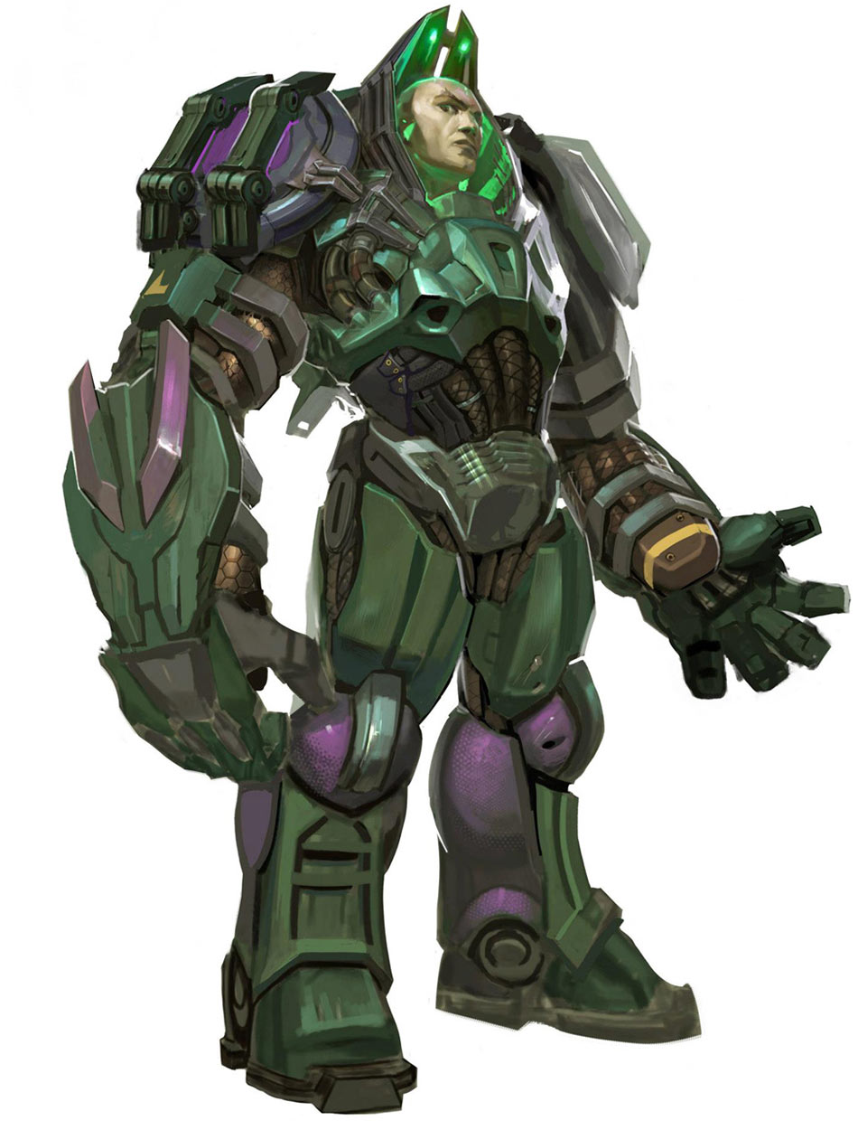 Lex Luthor Concept Art from Injustice: Gods Among Us