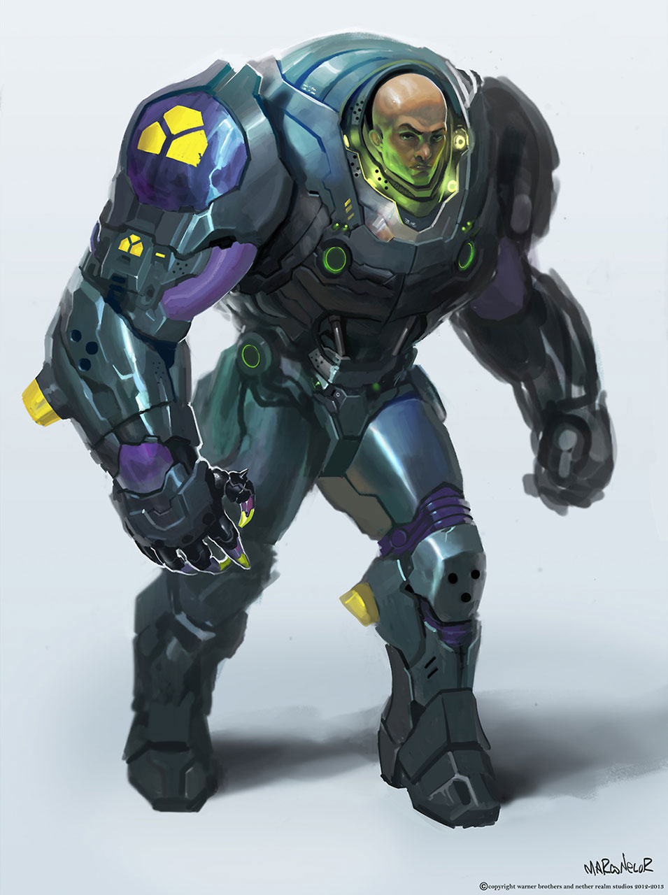 Lex Luthor Concept Art from Injustice: Gods Among Us