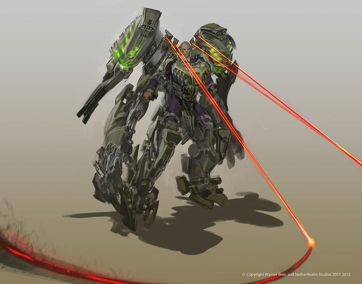 Lex Luthor Design Art from Injustice: Gods Among Us