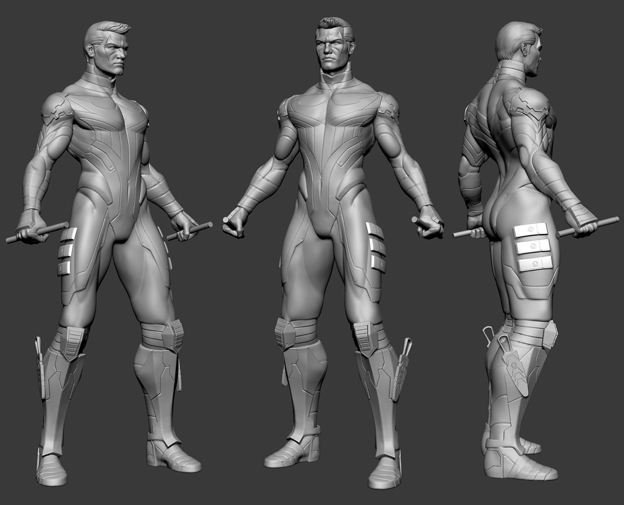 Nightwing Model Art from Injustice: Gods Among Us