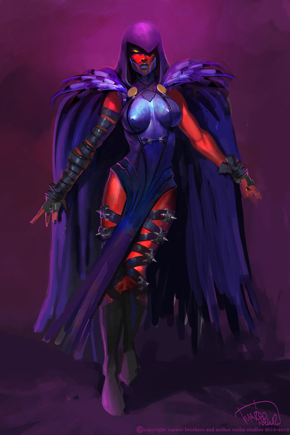 Raven Concept Art from Injustice: Gods Among Us