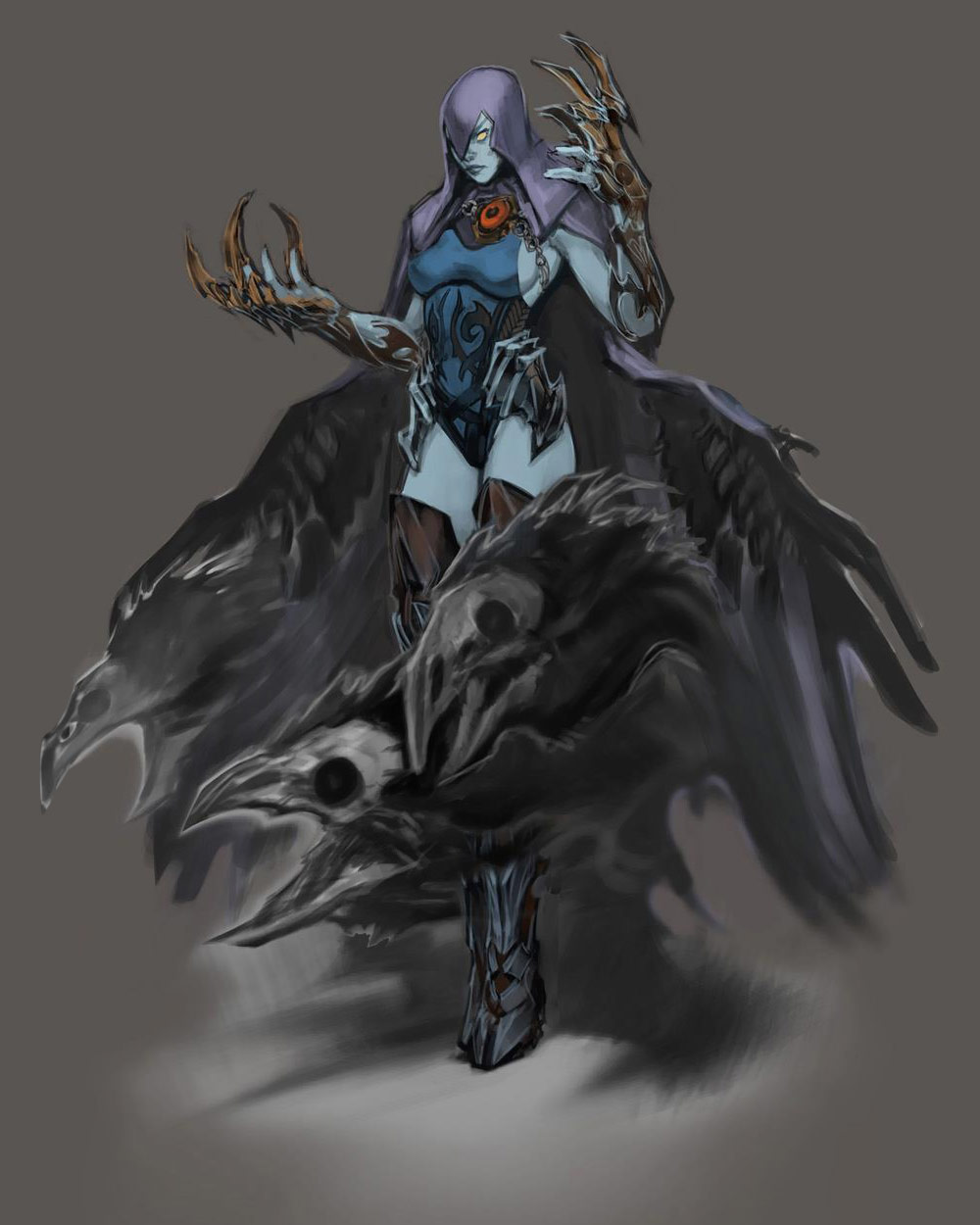 Raven Design Art from Injustice: Gods Among Us
