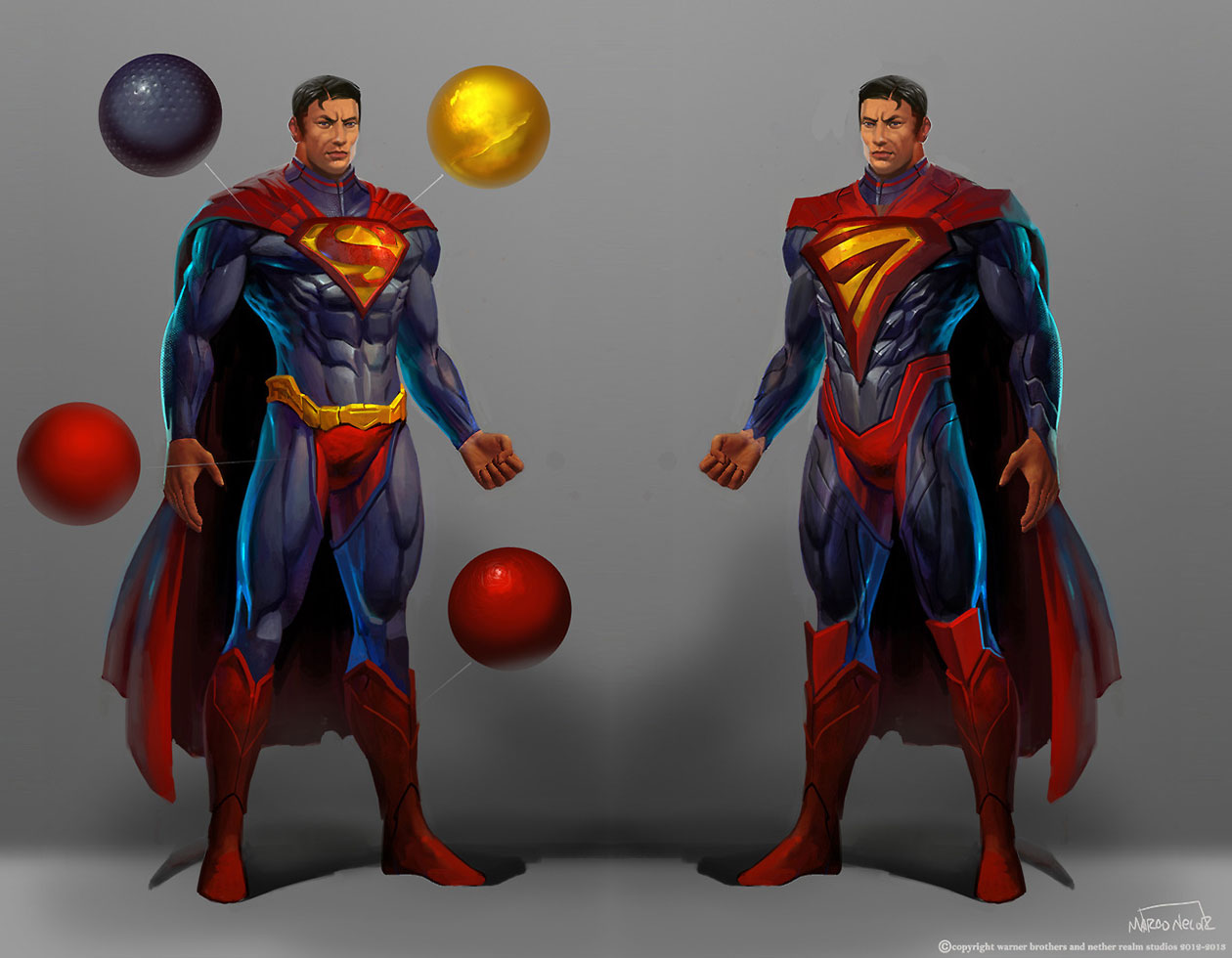 Superman Concept Art from Injustice: Gods Among Us