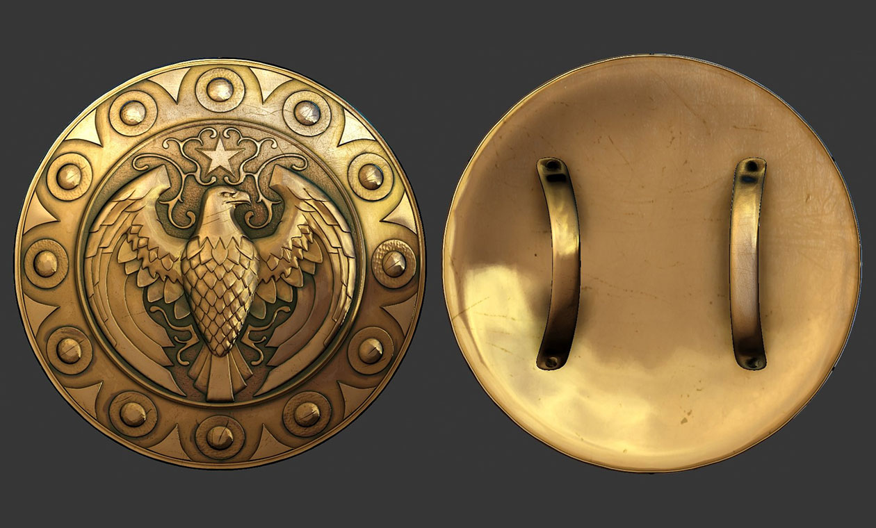 Wonder Woman Shield Art from Injustice: Gods Among Us