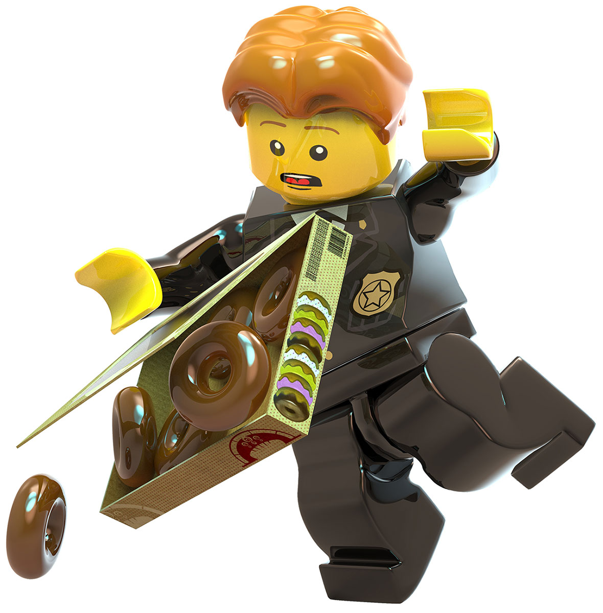 Frank Honey & Donuts Art from Lego City Undercover