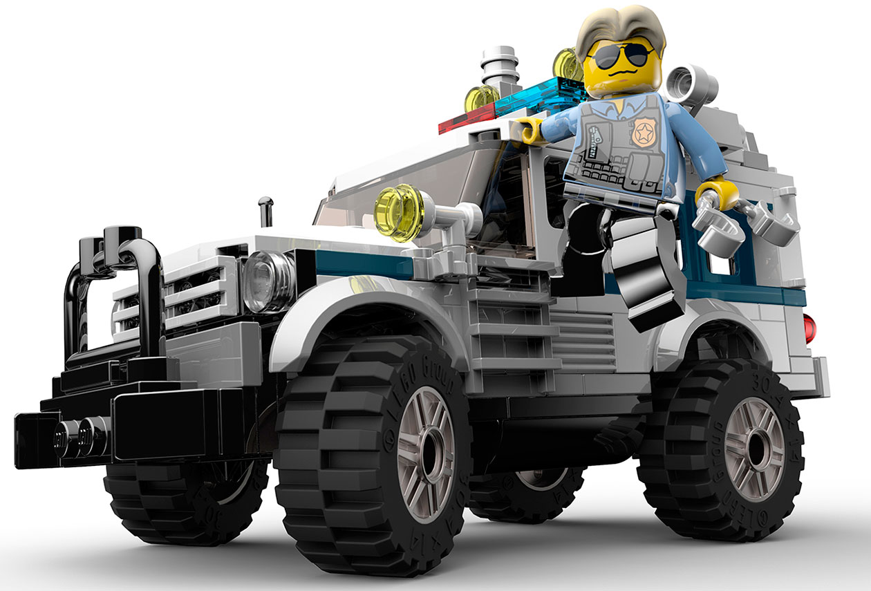 Police SUV Art from Lego City Undercover