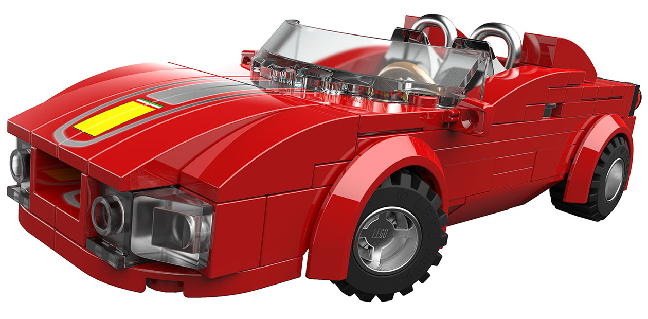Sports Car Art from Lego City Undercover