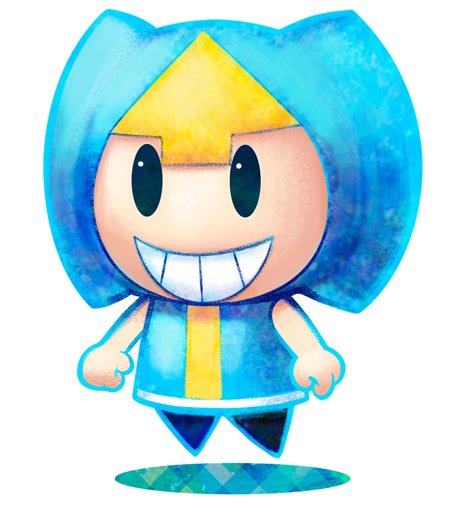 Blue Pi'illo Art from Mario & Luigi: Dream Team