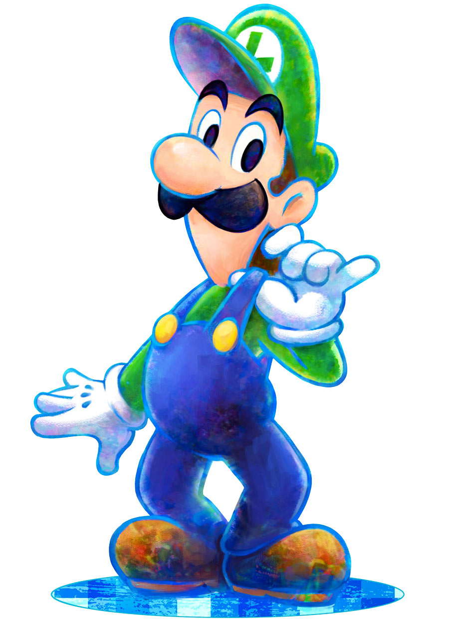 Luigi Art from Mario & Luigi: Dream Team