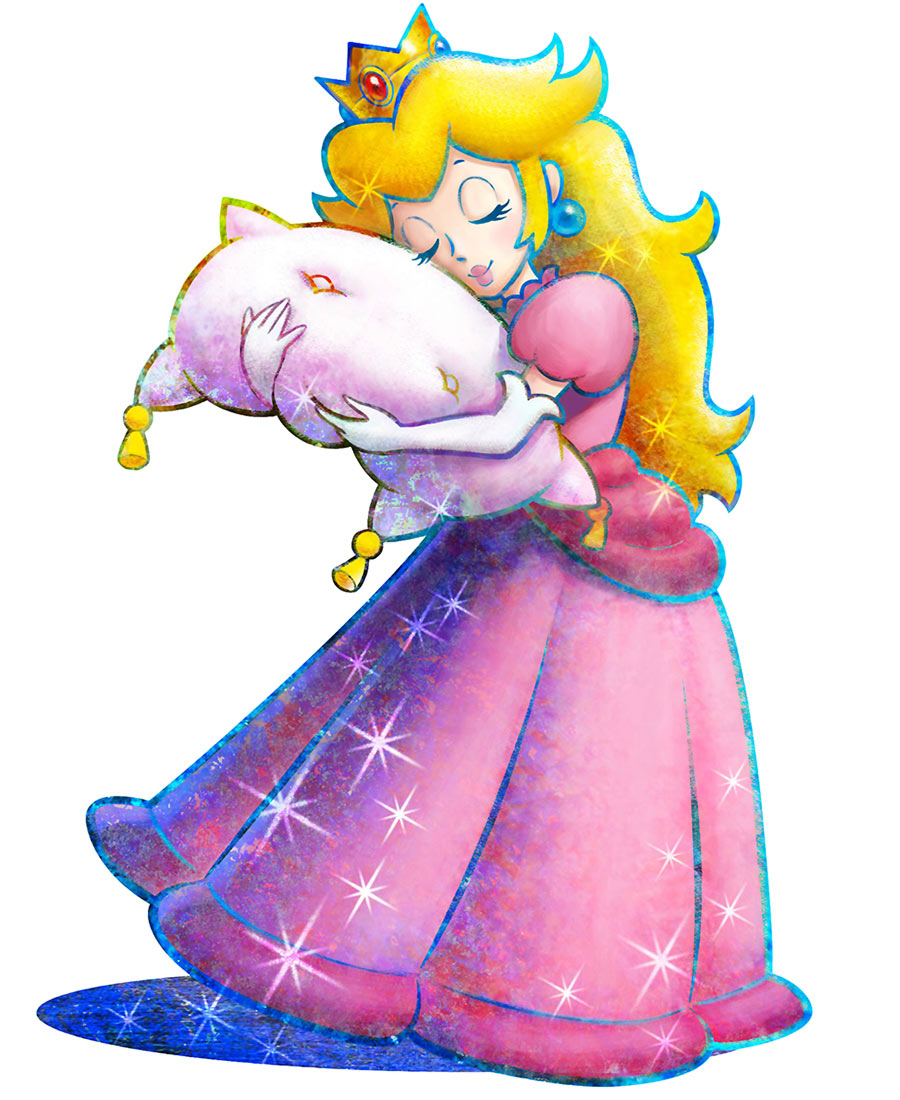 Princess Peach Art from Mario & Luigi: Dream Team