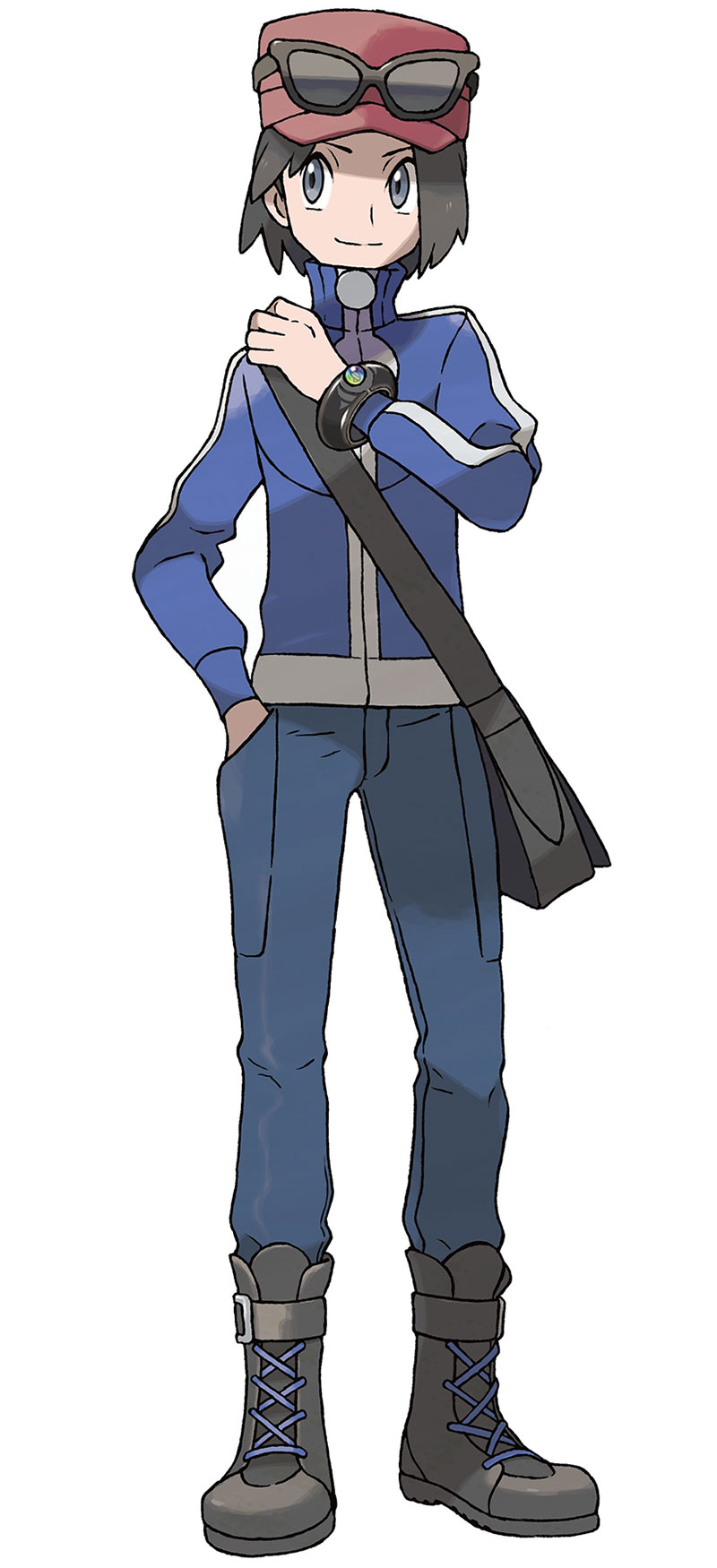 Calem Art from Pokémon X and Y