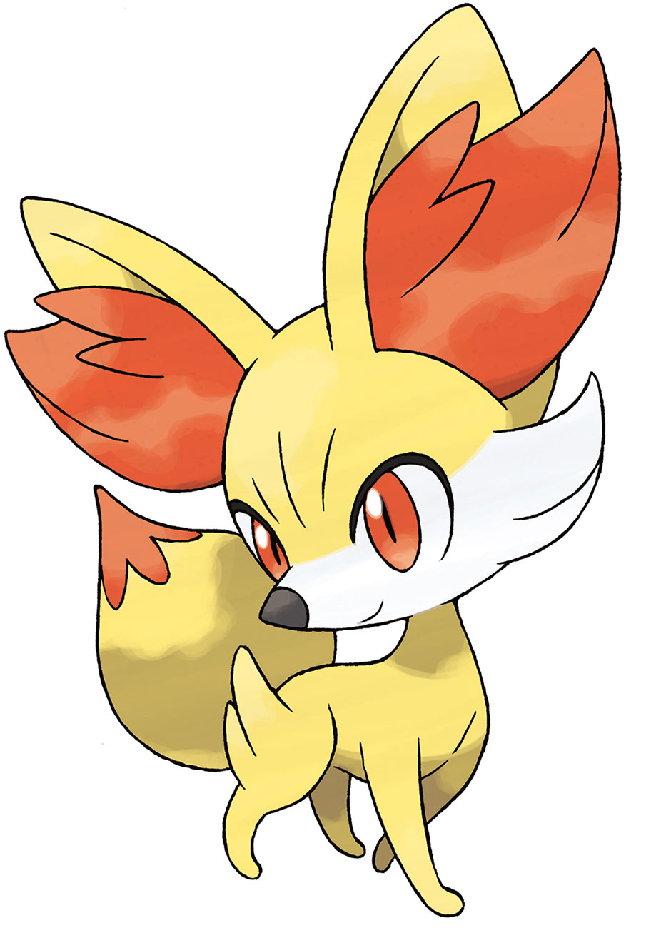 Fennekin Art from Pokémon X and Y