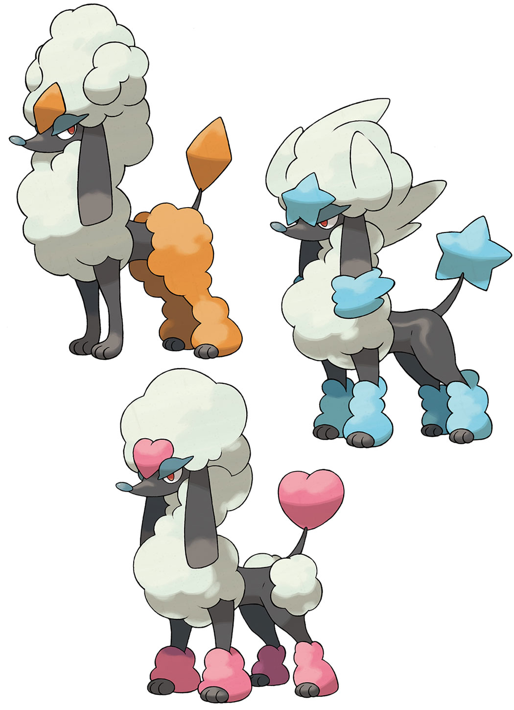 Furfrou Customization Art from Pokémon X and Y
