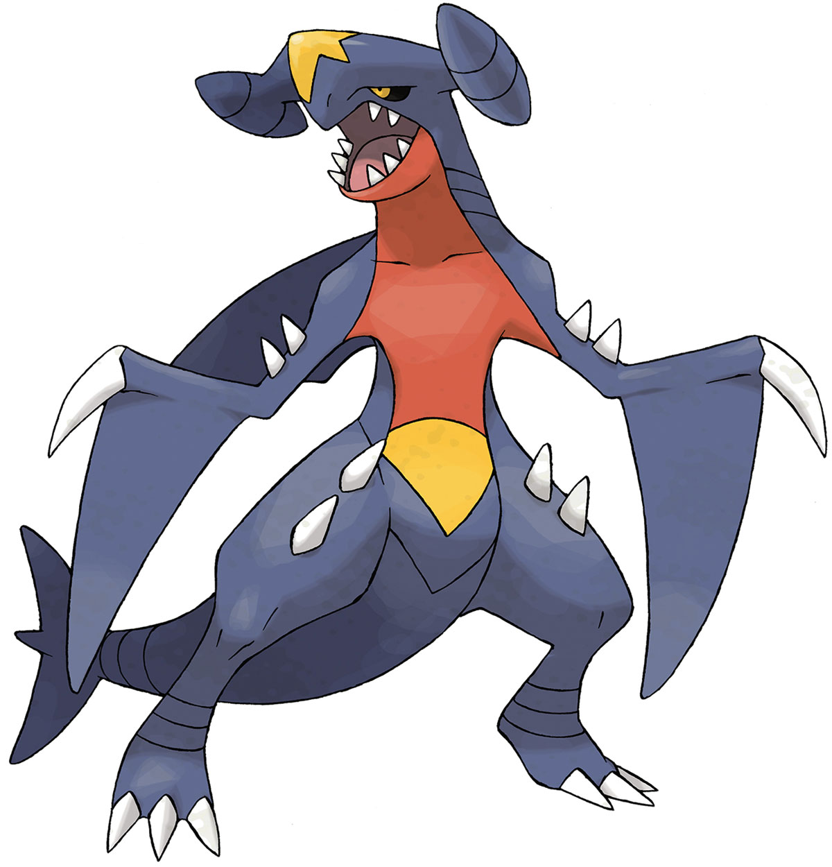 Garchomp Art from Pokémon X and Y