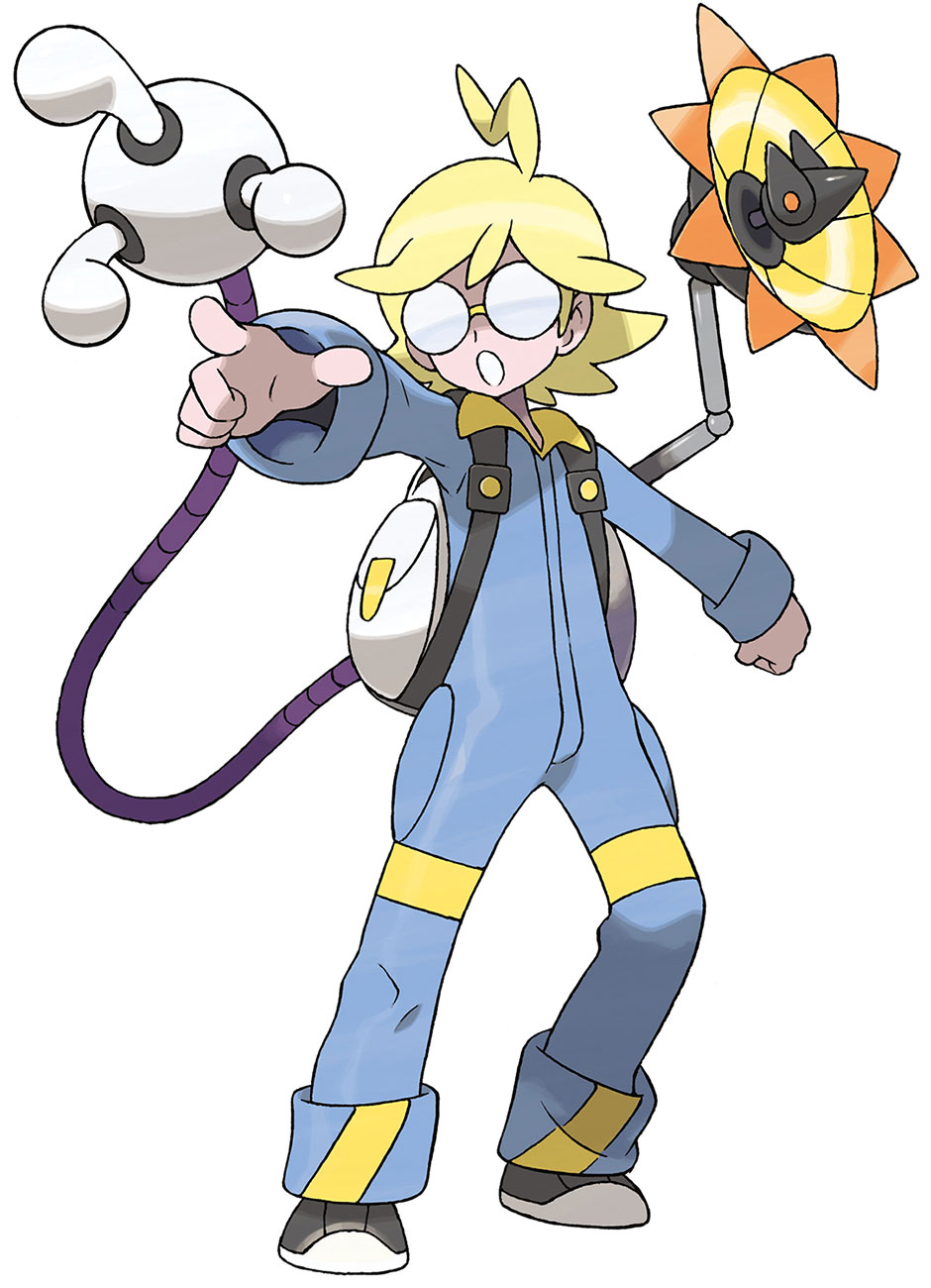 Gym Leader Clemont Art from Pokémon X and Y