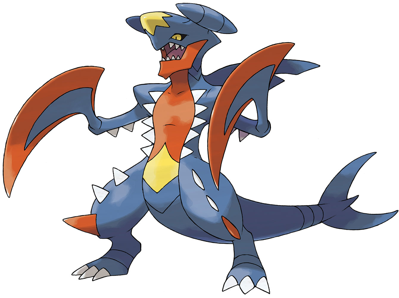 Mega Garchomp Art from Pokémon X and Y