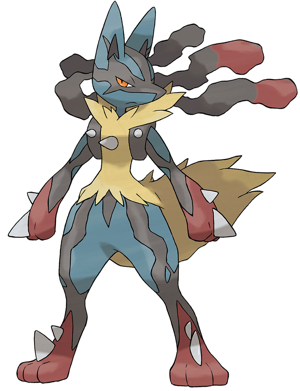 Mega Lucario Art from Pokémon X and Y