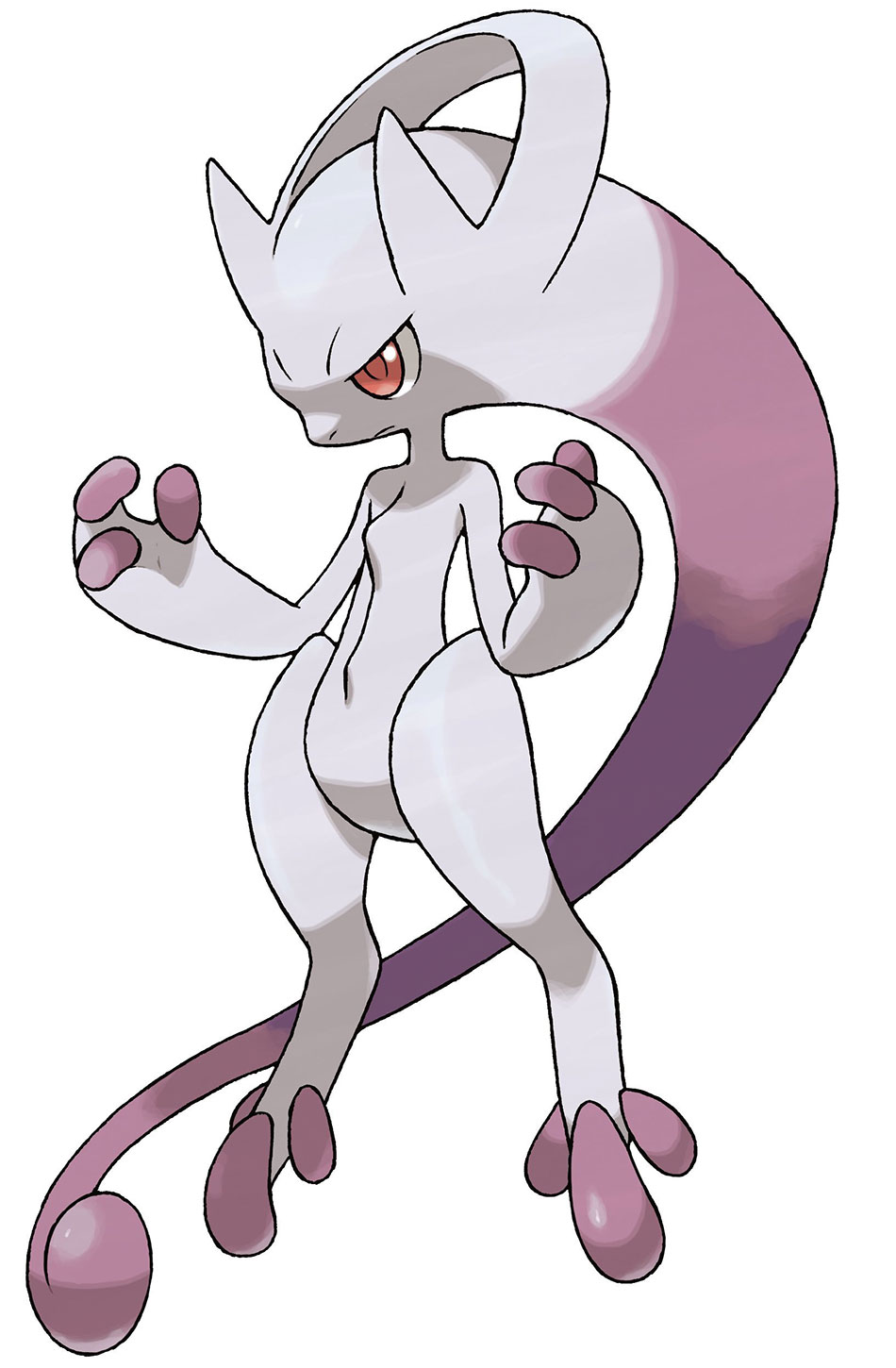 Mega Mewtwo Y Art from Pokémon X and Y