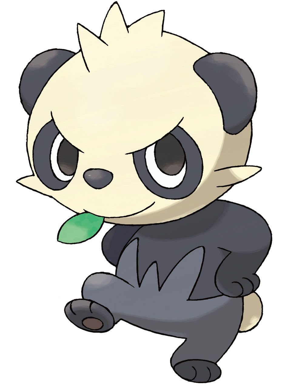 Pancham Art from Pokémon X and Y