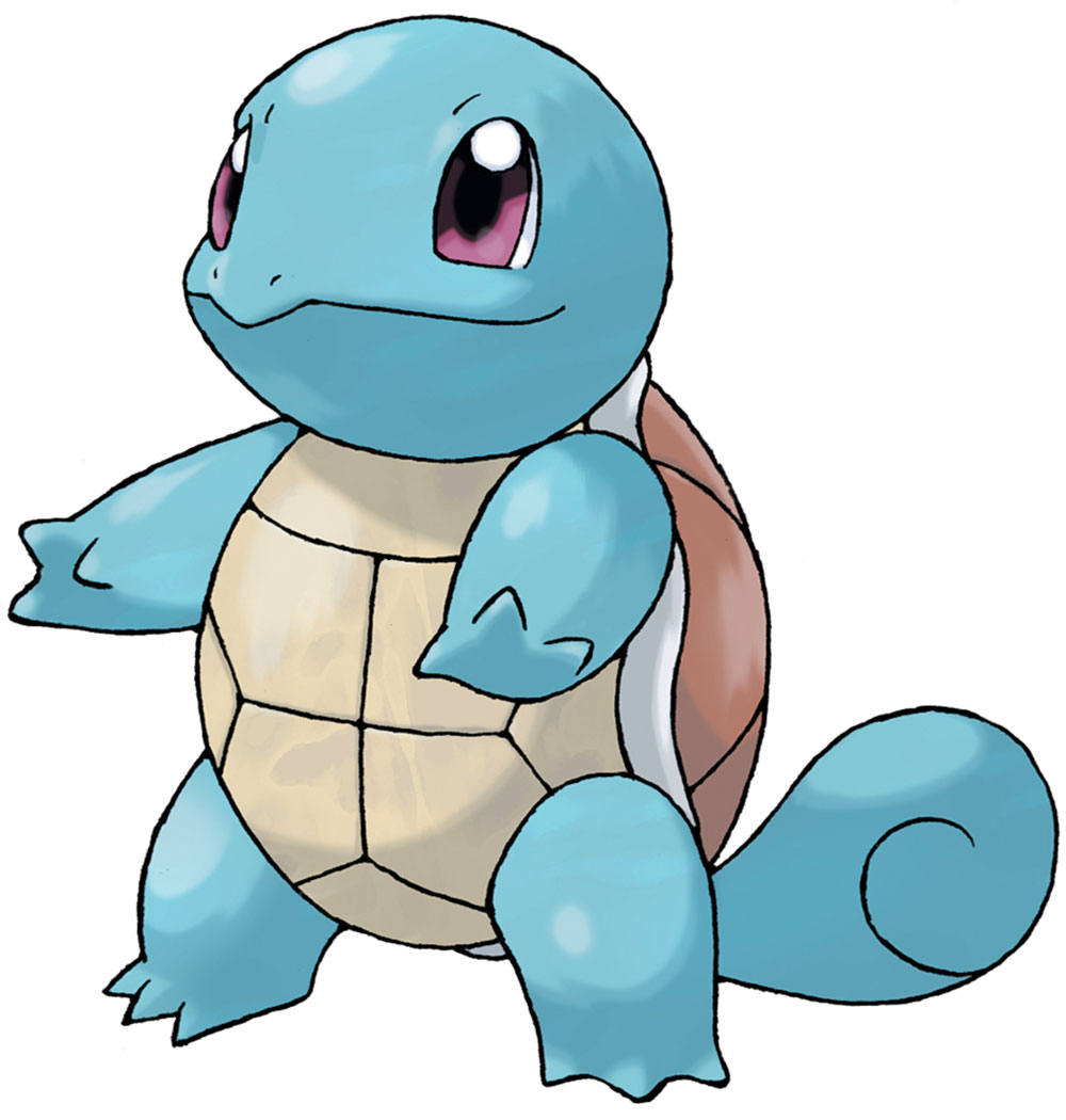 Squirtle Art from Pokémon X and Y