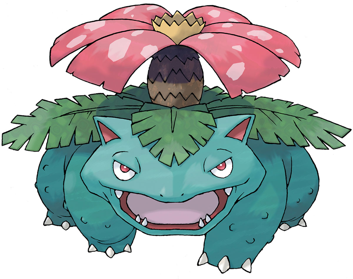 Venusaur Art from Pokémon X and Y
