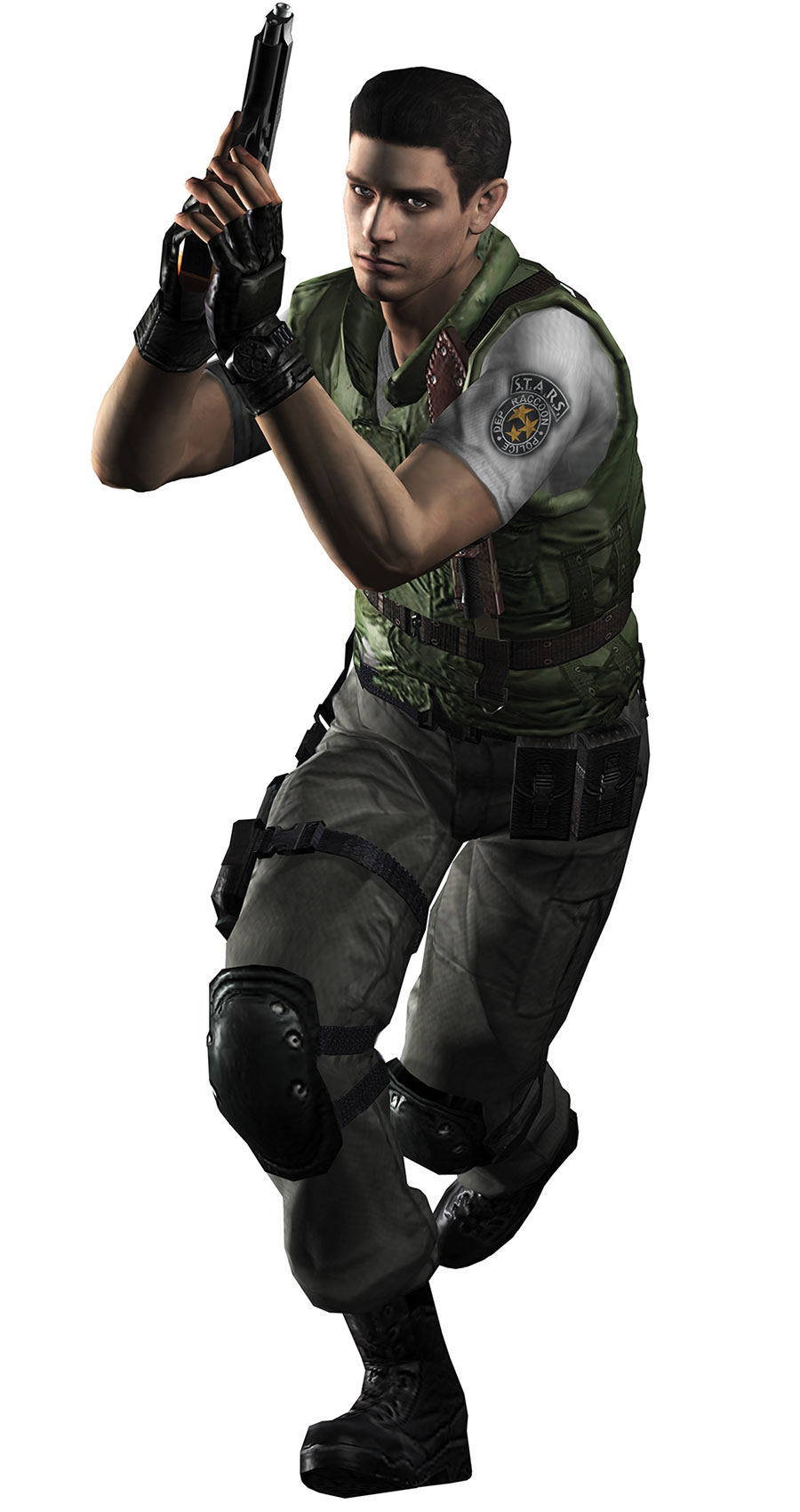 Chris Redfield Art from Resident Evil (2002)