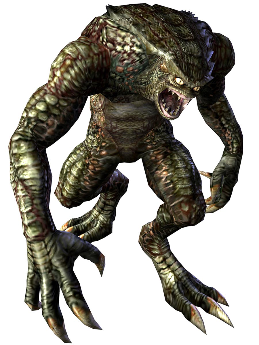 Hunter Art from Resident Evil (2002)