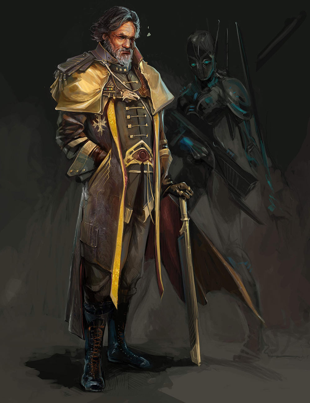 Arcturus Mengsk Art from StarCraft II: Wings of Liberty