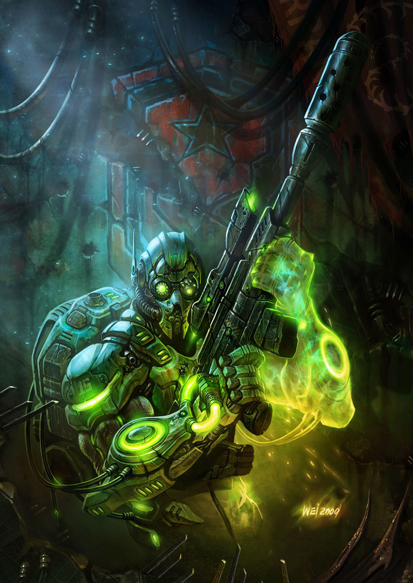 Ghost Art from StarCraft II: Wings of Liberty