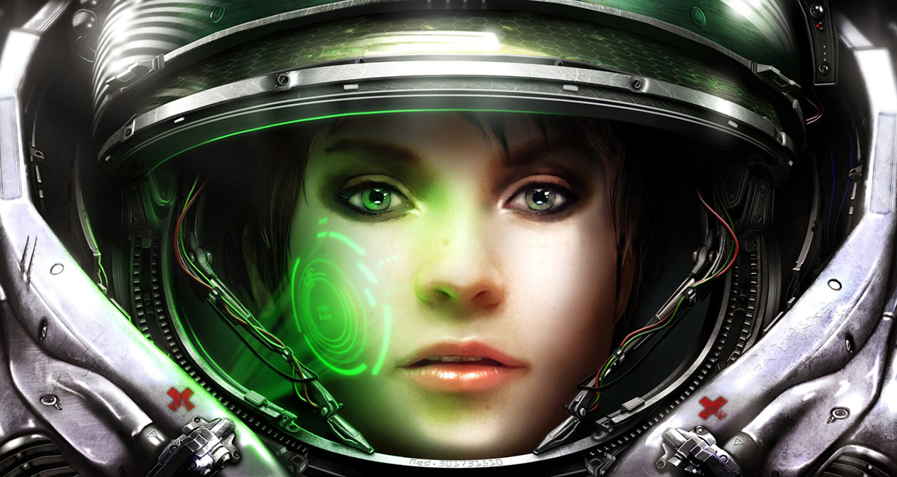 Medic Promo Art from StarCraft II: Wings of Liberty