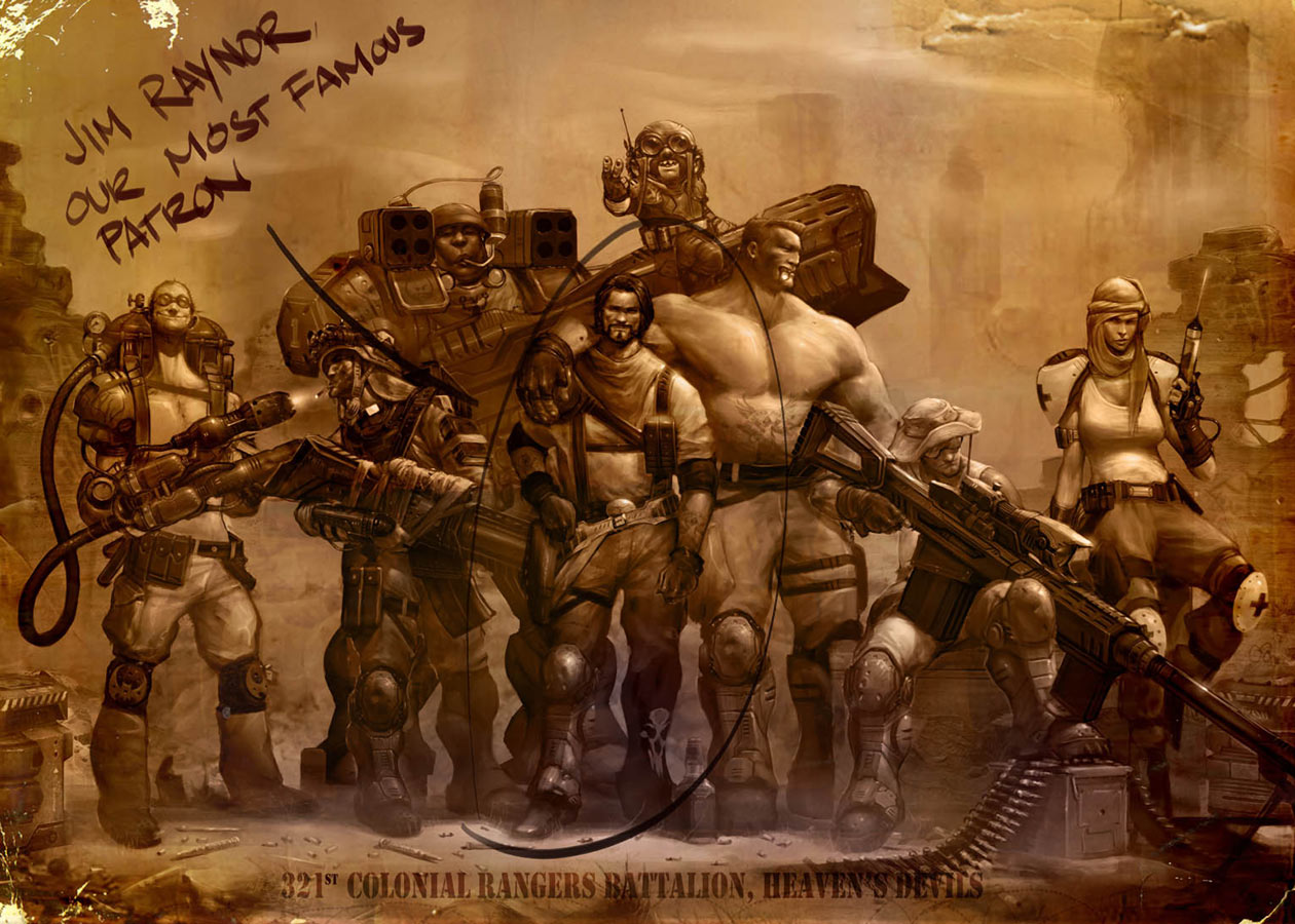 Raynor's Raiders Art from StarCraft II: Wings of Liberty