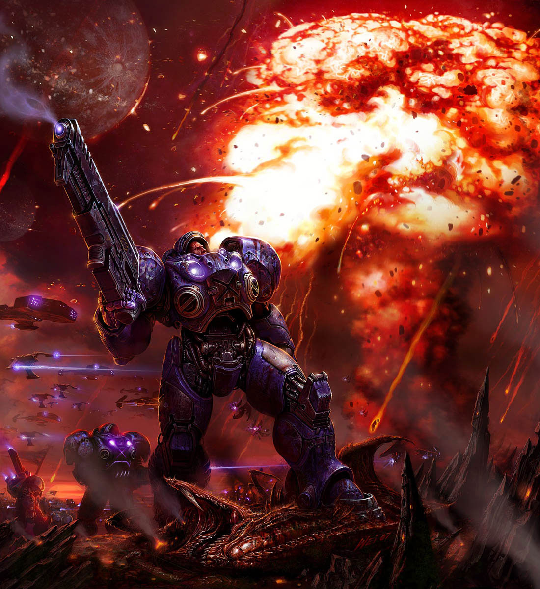 Terran Art from StarCraft II: Wings of Liberty