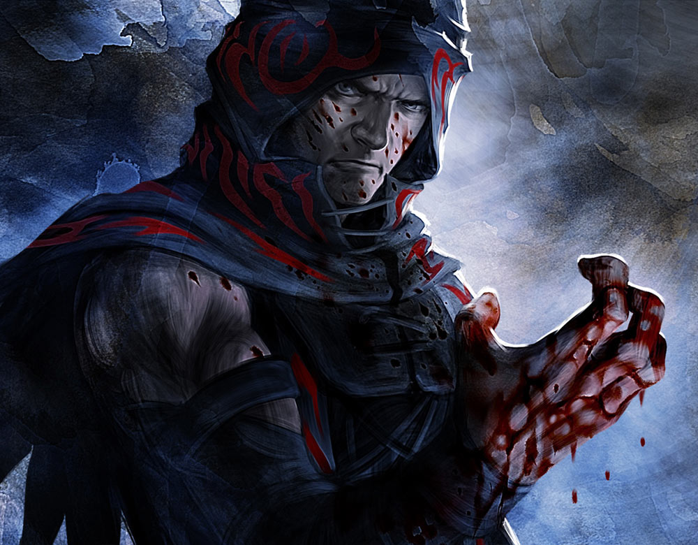 Bloody Hand Art from Soul Sacrifice