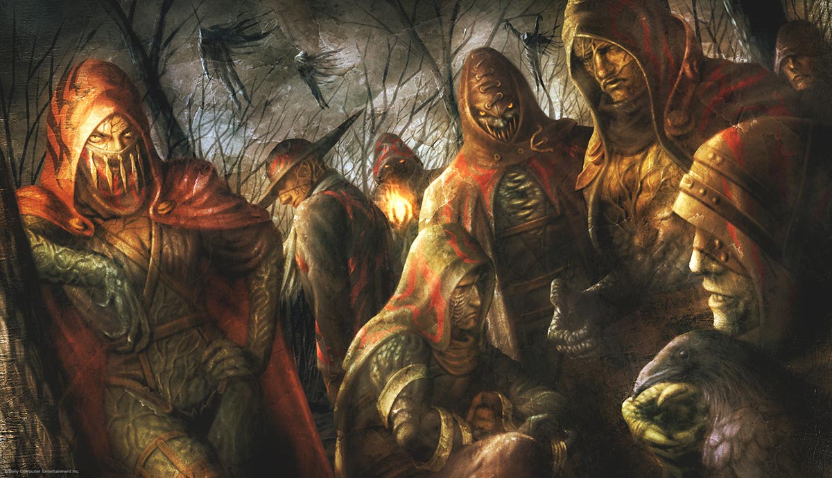Sorcerer Meeting Art from Soul Sacrifice