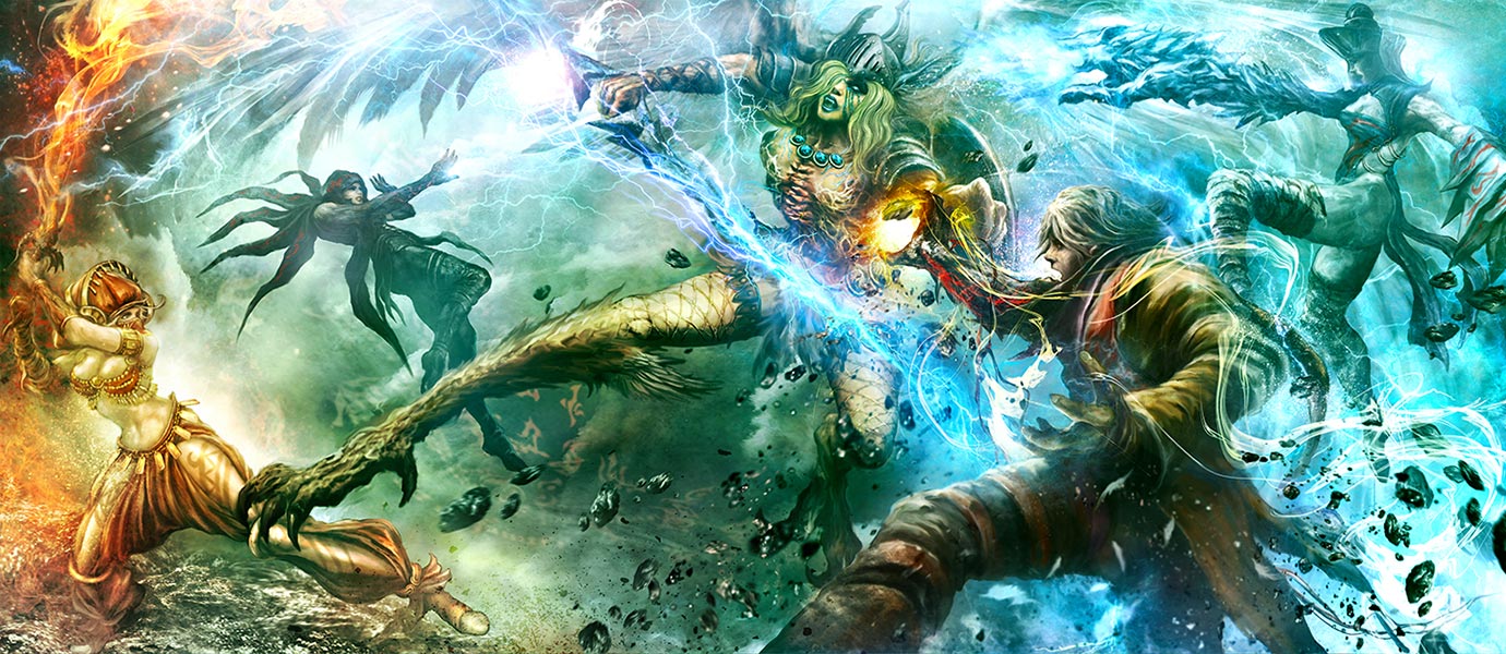 Valkyrie Battle Art from Soul Sacrifice