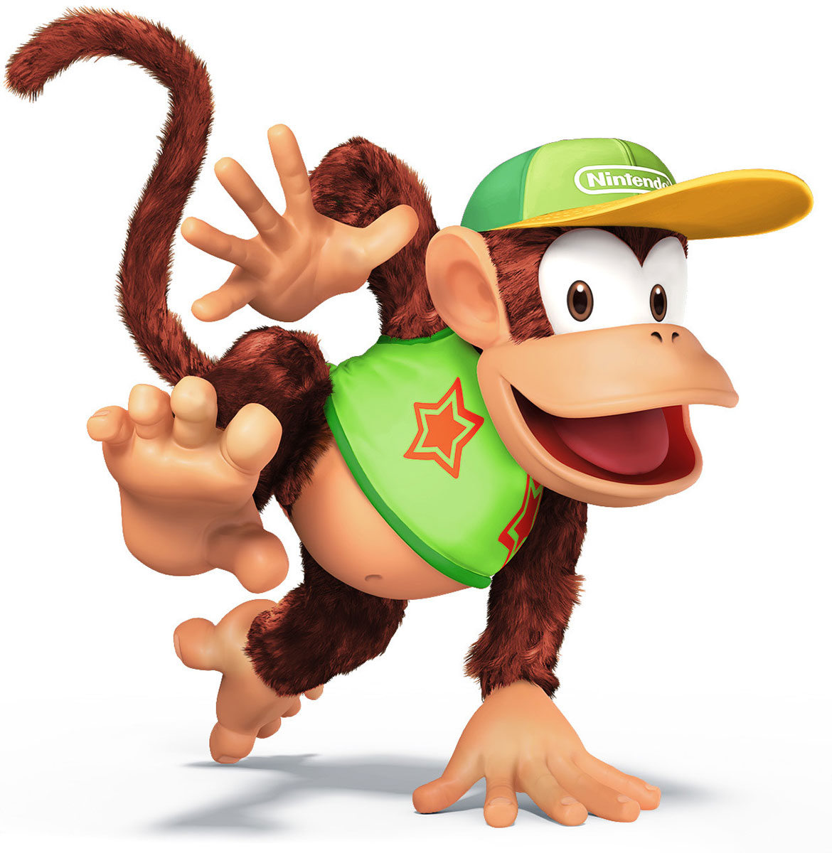Diddy Kong Alt Colors Art from Super Smash Bros. for 3DS and Wii U